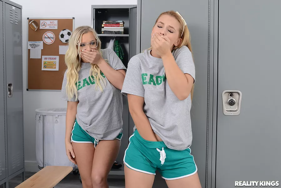Angry blond college coeds have revenge