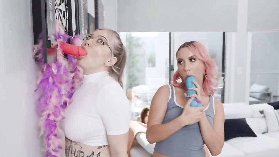 Köstliche Aubree Valentine und Jazmin Luv in pikanter Fickfilm