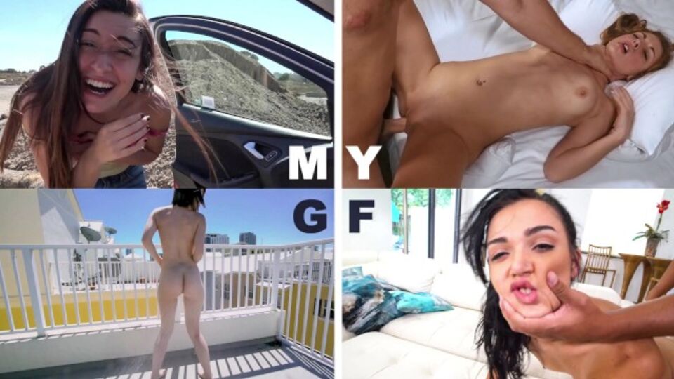 Clip adolescente con attraente Alexa Rae e Roxy Ryder di My GF