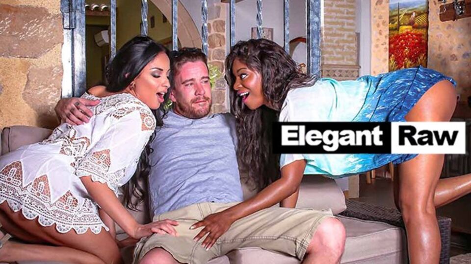 Elegant Raw presenta xxx con las tetas grandes de Anissa Kate y Jasmine Webb