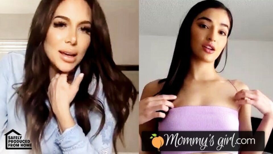 Delightful Jaclyn Taylor and Emily Willis - remote video - Mommy's Girl