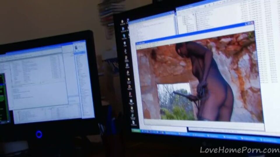 Rough women at homemade scene