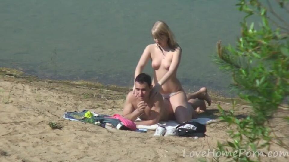 Sexual minx at beach smut