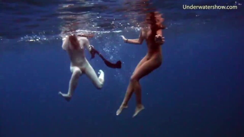 Rodaje con la insaciable leona con fetiche de Underwater Show