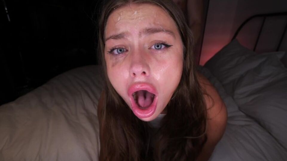 Traumhafte ultrasadslut's Schlampiger Blowjob Fickfilm