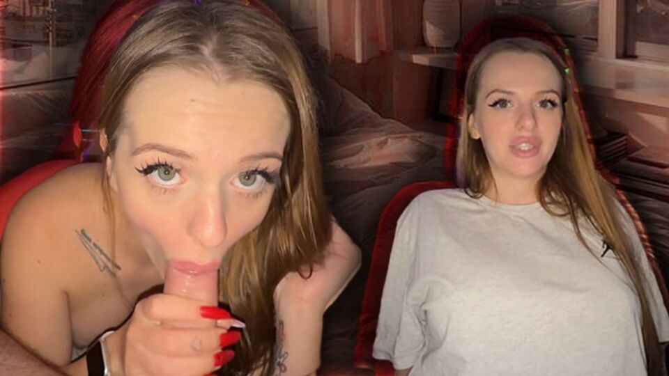 Looking-good Katy's blowjob video