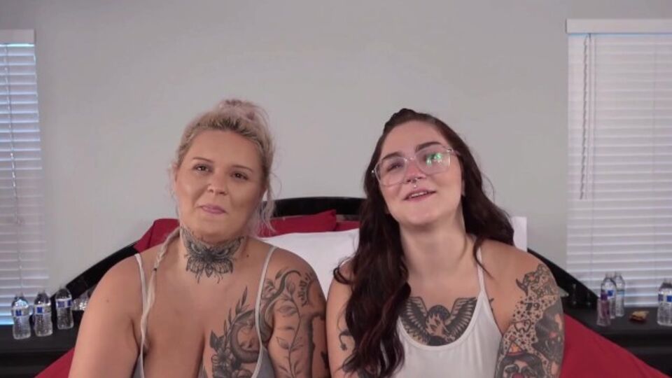Perky Barbie Doll and Mila James's big tits video