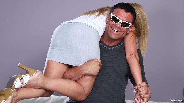 Stunning missionary pose oral sex with a hot blonde Lisa Demarco