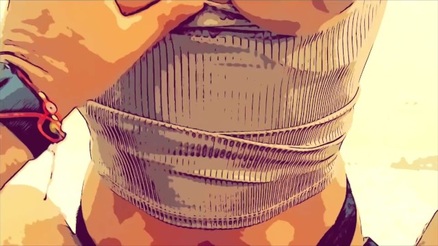 Acción de la bonita Vanessa de 60 fps 