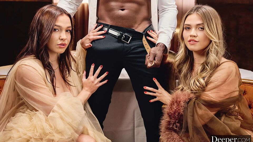 Deeper featuring Angie Faith and Rissa May's side fuck video