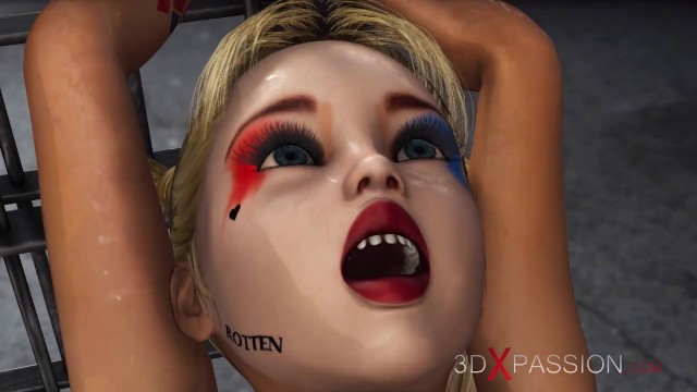Harley Quinn dans pornographie bdsm de 3DXPassion