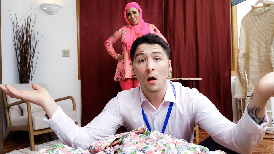 Missionary video with harmonious Abi James from Hijab Mylfs