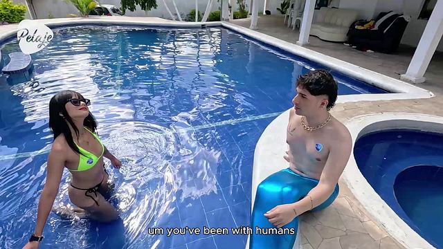 Acción de la provocadora Sara de latina 