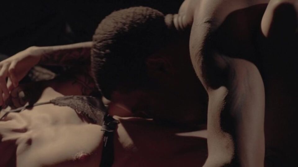 Well-formed Kendra Cole and Isiah Maxwell's pussy licking action