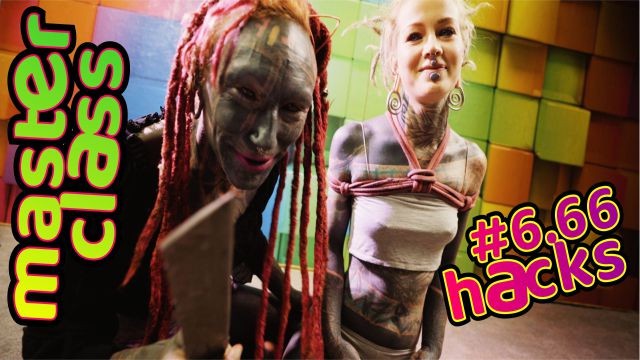 Shibari bondage action with shaggy Anuskatzz and Lily Lu from Dirty Dreaz