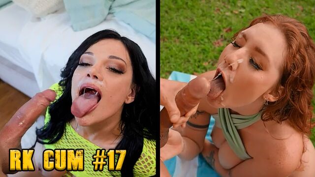 Saugeile Schlampe in Sperma Zusammenschnitt Sexfilm